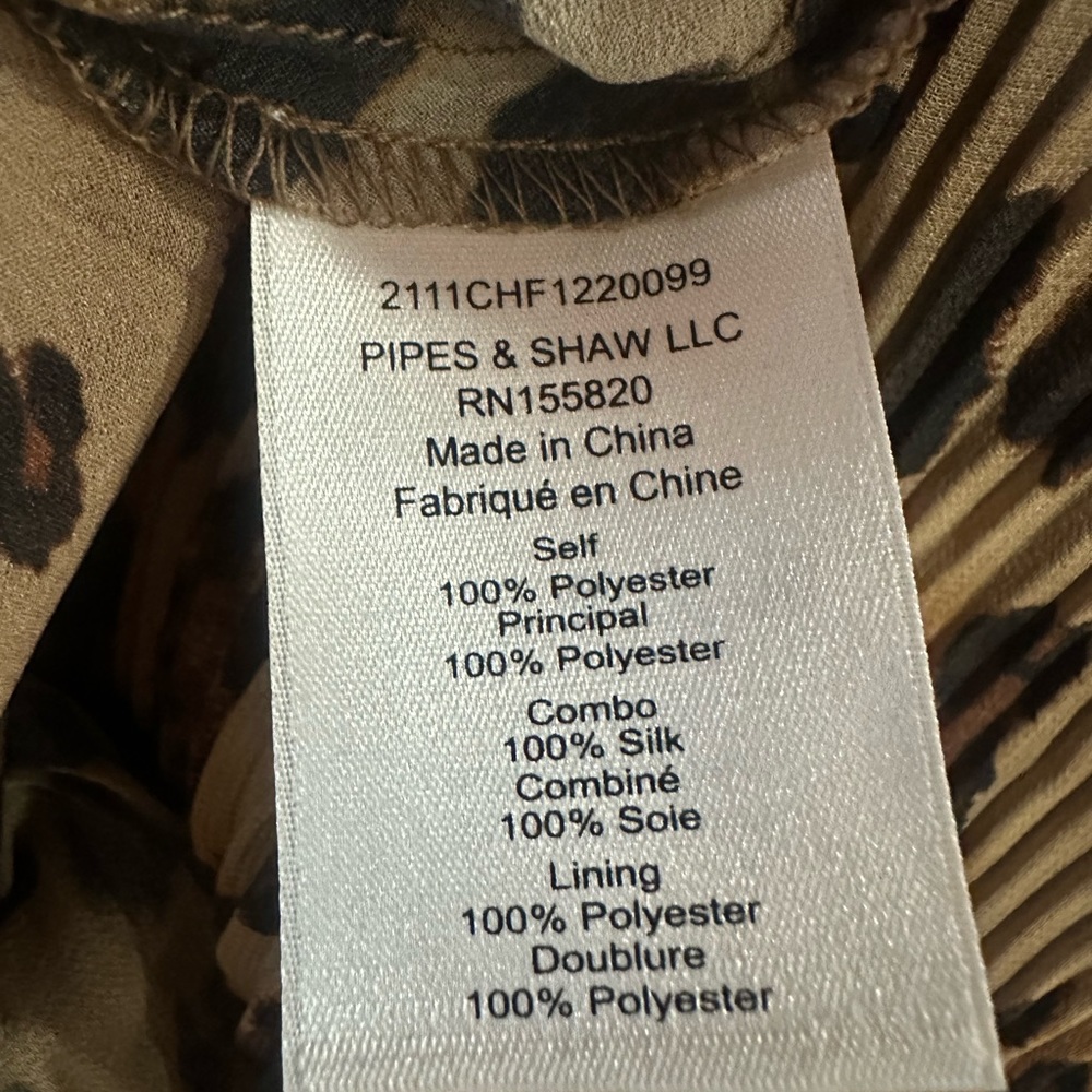 Veronica Beard Luvie Leopard Dress Sz 10 - Picture 9 of 9